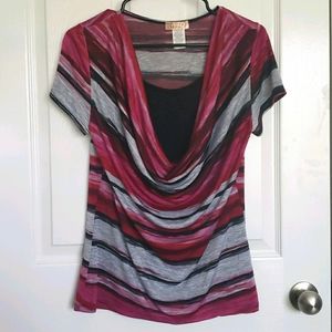 Night scoop neck shirt